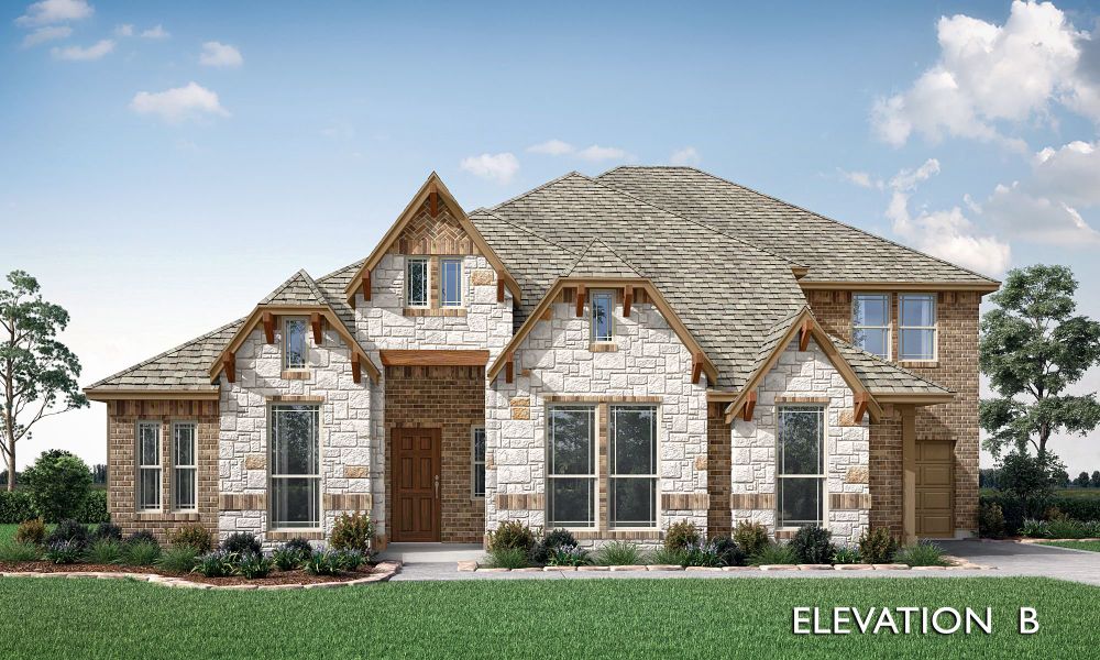Elevation B. 4br New Home in Midlothian, TX