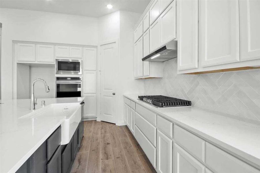 Kitchen with Frigidaire appliances