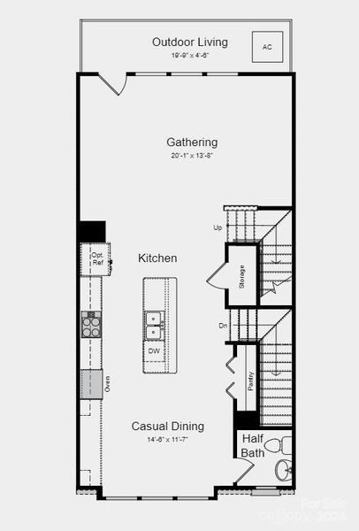 Structural options include: shower ledge in owner's bath.