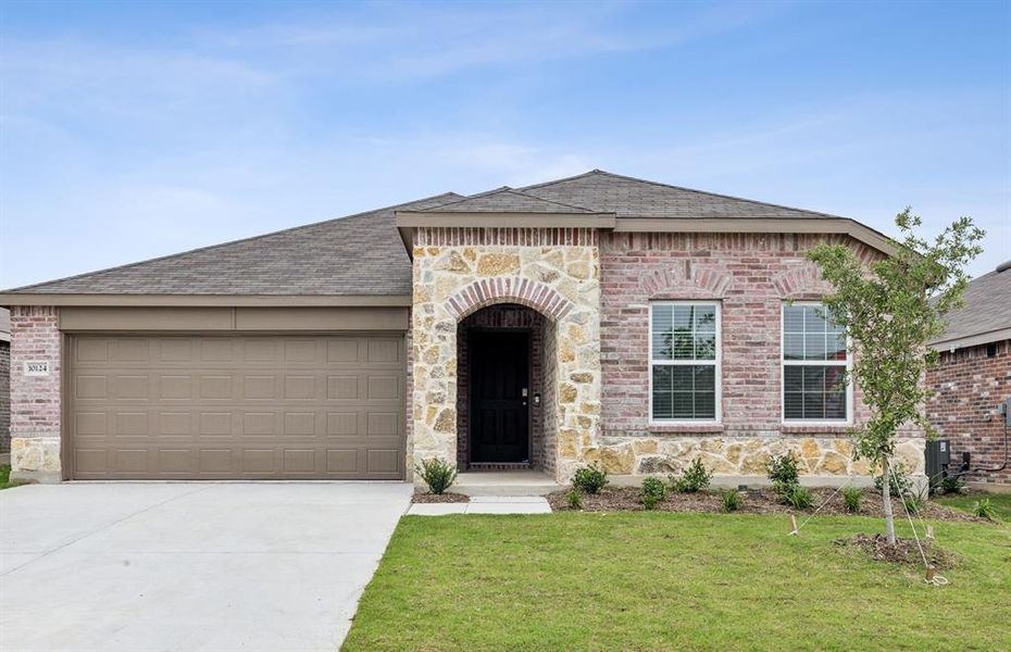 NEW CONSTUCTION: Beautiful one-story home available at Newberry Point in Fort Worth *Real home pictured
