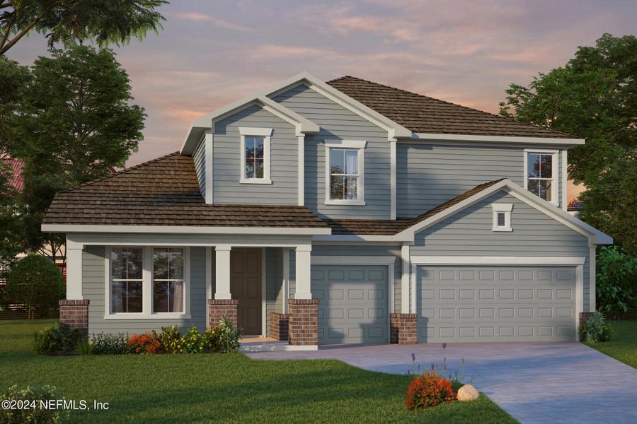 New construction Single-Family house 175 Rushing Drive, Saint Augustine, FL 32092 The Adalyn- photo