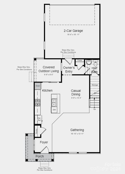 Structural options added include: tray ceiling, study, large walk in shower in owner's bath.