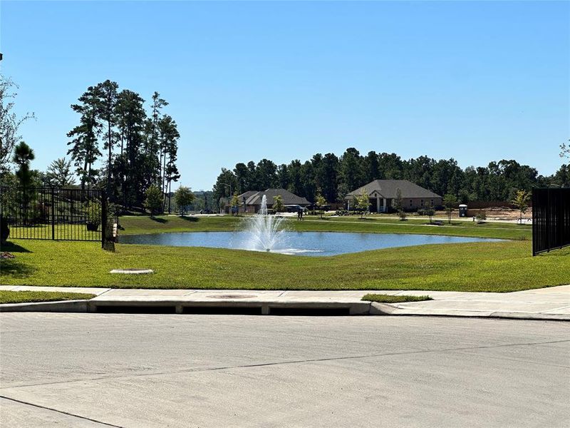 Check out the lake from the front of the home