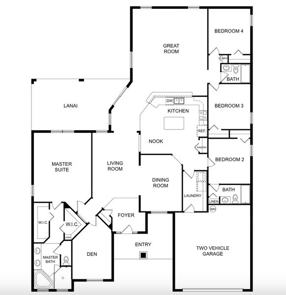New construction Single-Family house Lancaster w/ Bonus Room, 2118 Hadley Road, Bartow, FL 33830 - photo