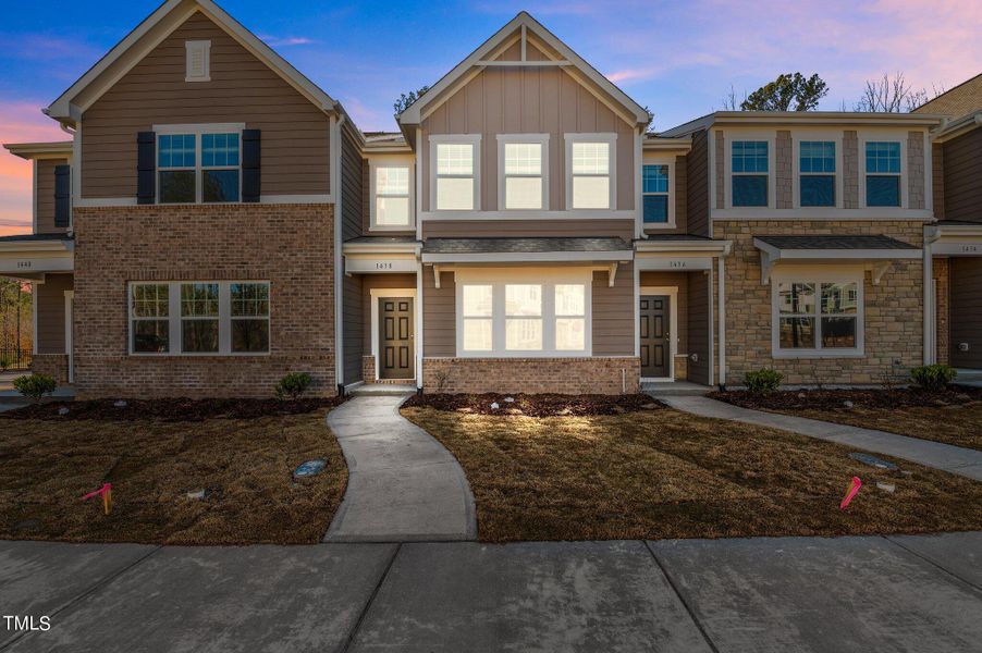 New construction Townhouse house 1438 Latham Garden Drive, Unit 18, Wake Forest, NC 27587 - photo