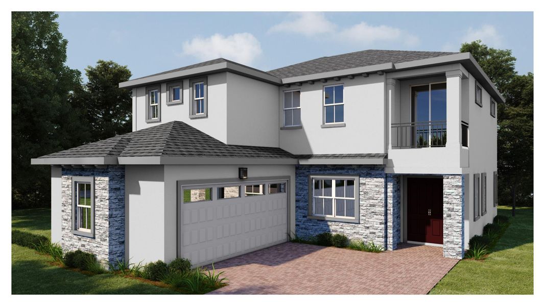 New construction Single-Family house Torrey Pines II, 2856 Willowseed Lane, Saint Cloud, FL 34772 - photo