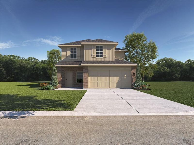 New construction Single-Family house 13569 Stage Coach Lane, Cresson, TX 76035 Hanna- photo