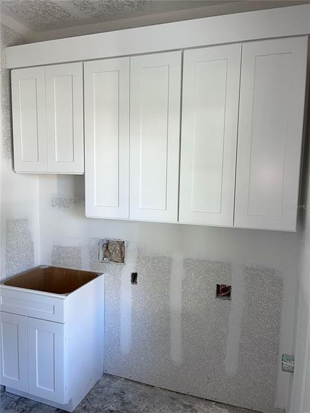 Laundry room cabinets