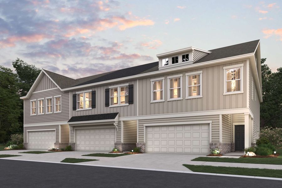 New construction Townhouse house Aster, 250 Point Place Drive, Loganville, GA 30052 - photo