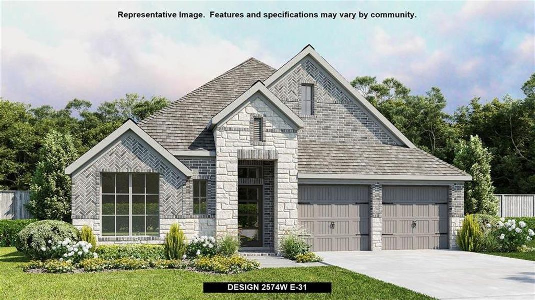 New construction Single-Family house 5852 Megs Creek Road, Fort Worth, TX 76126 Design 2574W- photo