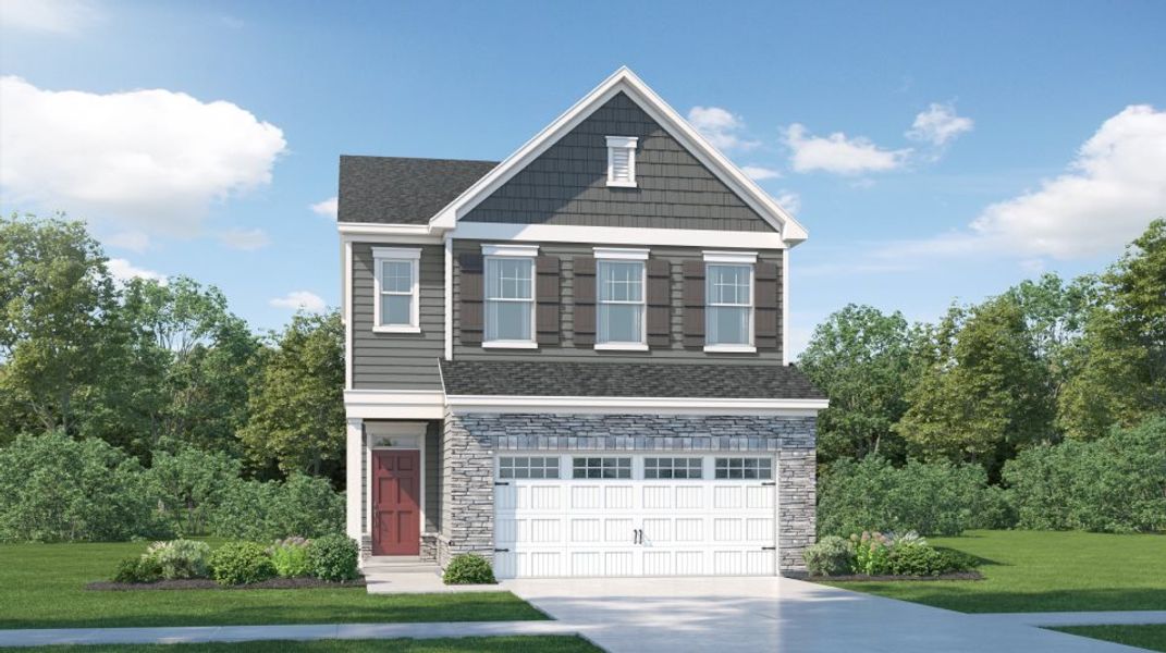 New construction Single-Family house 327 Aster Bloom Ln, Raleigh, NC 27610 Oakley II- photo