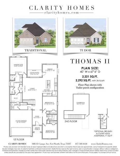 New construction Single-Family house Thomas II, 628 Godley Ranch, Godley, TX 76044 - photo