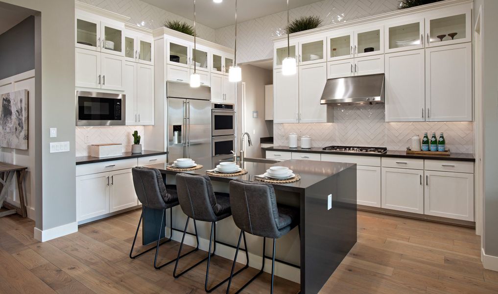 Beautiful kitchen with island