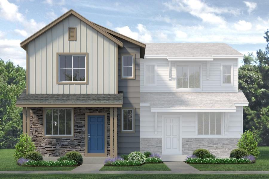 Elevation C - Biscayne - Pintail Commons in Johnstown, CO by Landsea Homes