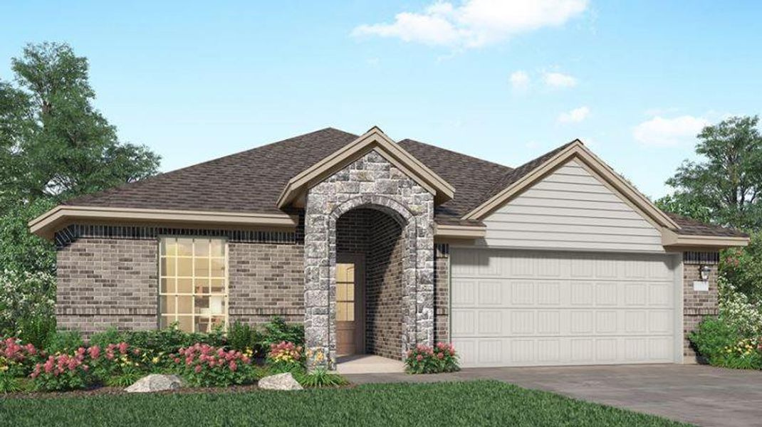 New construction Single-Family house 9915 Keystone Meadow Place, Baytown, TX 77521 Clover II- photo
