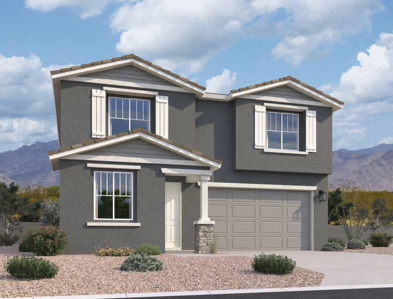 Exterior elevation rendering