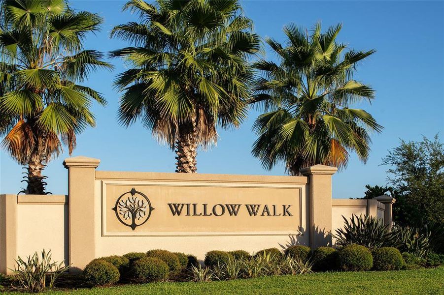Willow Walk Community Entrance