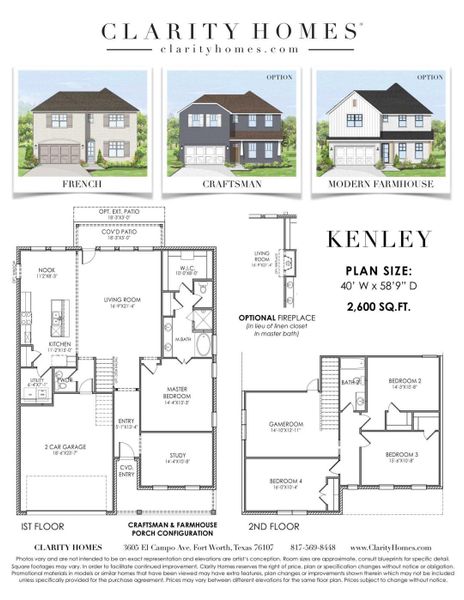 New construction Single-Family house Kenley, 101 Observation Drive W, Aledo, TX 76008 - photo