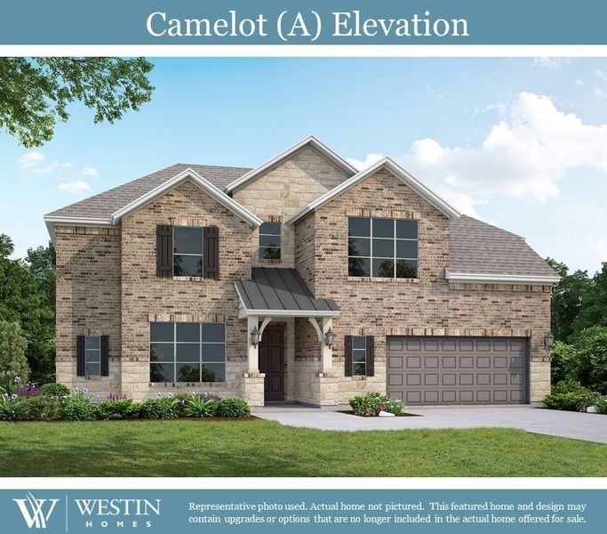 New construction Single-Family house The Camelot, 12223 Drummond Maple Drive, Humble, TX 77346 - photo