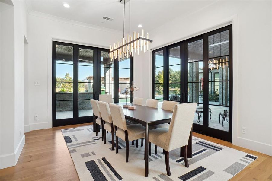 Dining Area with Views of Pool...