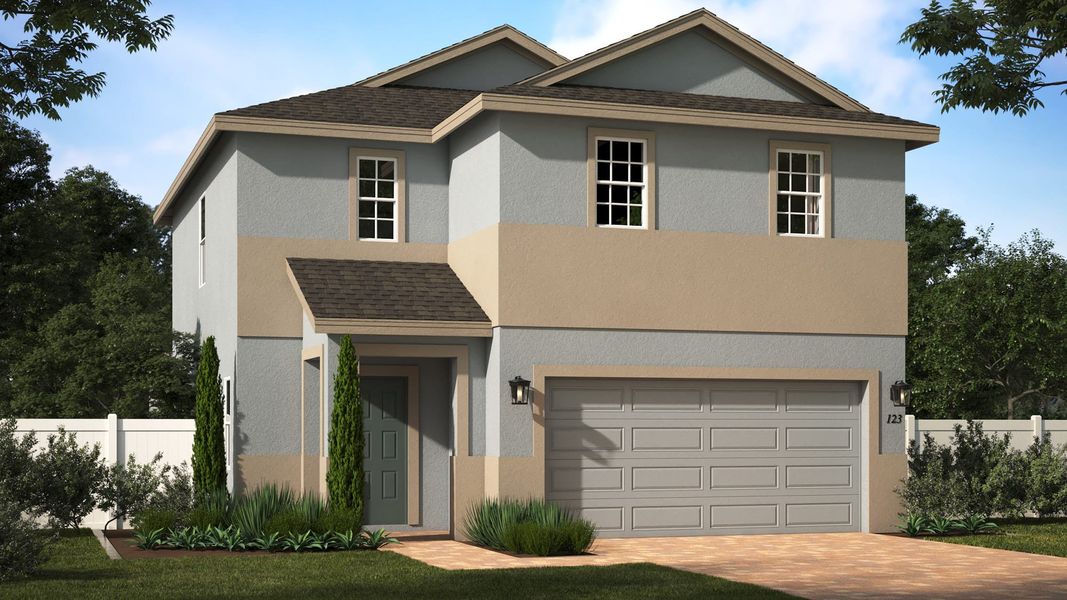 Elevation 2 | Gasparilla | Eagletail Landings | New Homes In Leesburg, FL | Landsea Homes