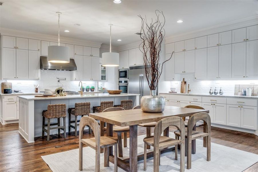 Expansive Kitchen Island