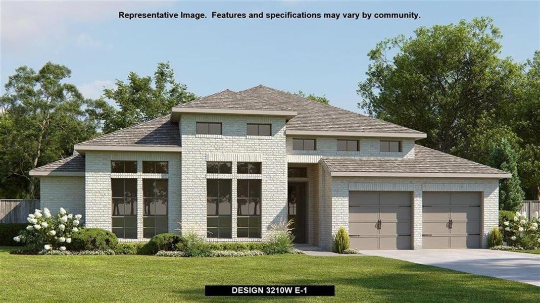 New construction Single-Family house 26819 Lakeside Mill, Magnolia, TX 77354 Design 3210W- photo