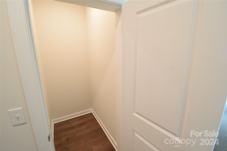 Interior Storage Closet. In Addition to this closet there are 2 linen and 1 coat closet!