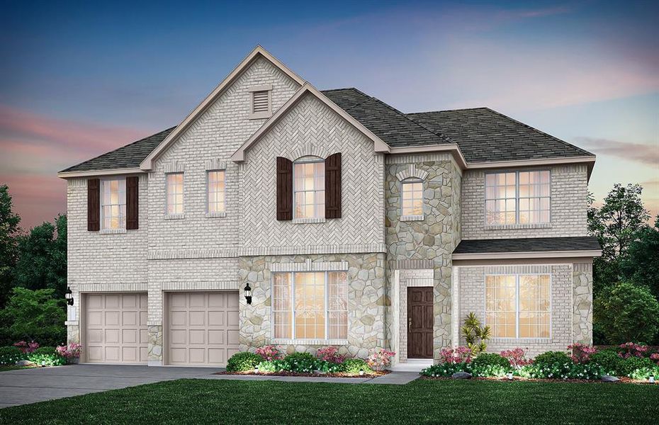 NEW CONSTRUCTION: Beautiful two-story home available at Westside Preserve in Midlothian