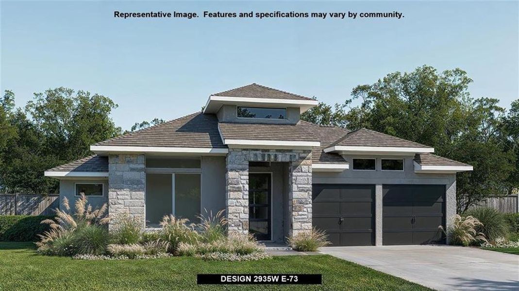 New construction Single-Family house 10803 Antique Lace Way, Cypress, TX 77433 Design 2935W- photo