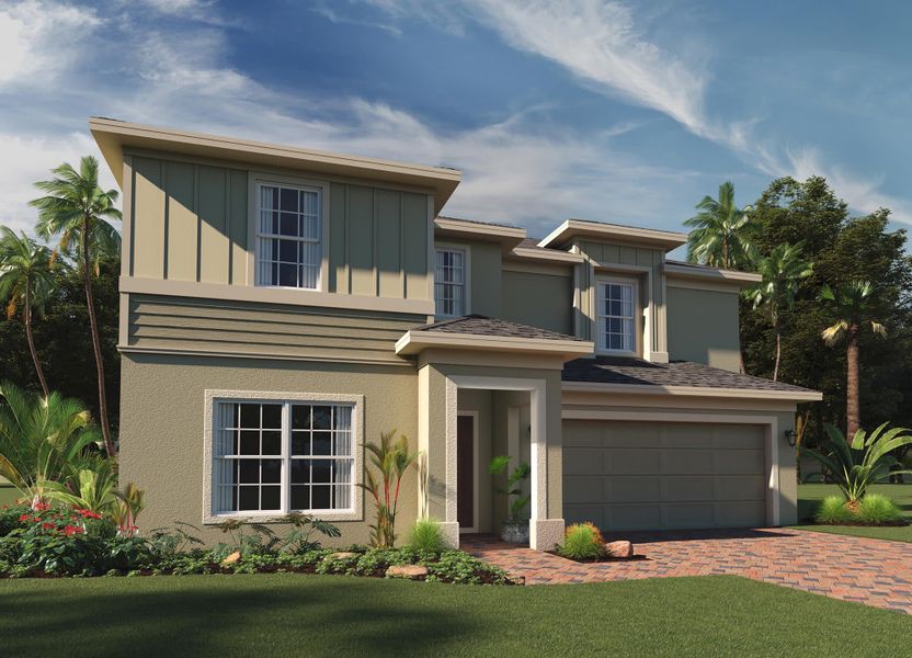 New construction Single-Family house Newcastle, 314 Marion Loop, Haines City, FL 33844 - photo