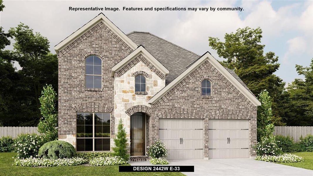 New construction Single-Family house 9950 Monstenco Trail, San Antonio, TX 78254 Design 2442W- photo