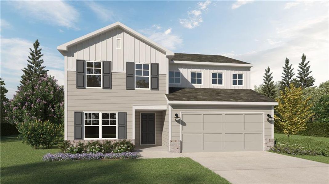 New construction Single-Family house 3280 Forest Green Drive, Douglasville, GA 30135 - photo