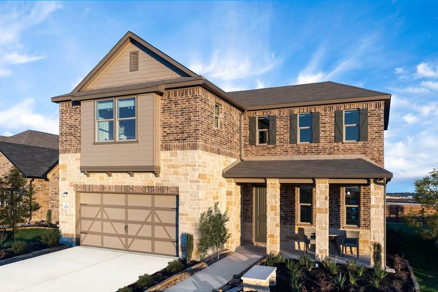 New construction Single-Family house Plan 2500, 216 Deer Crest Drive, New Braunfels, TX 78130 - photo