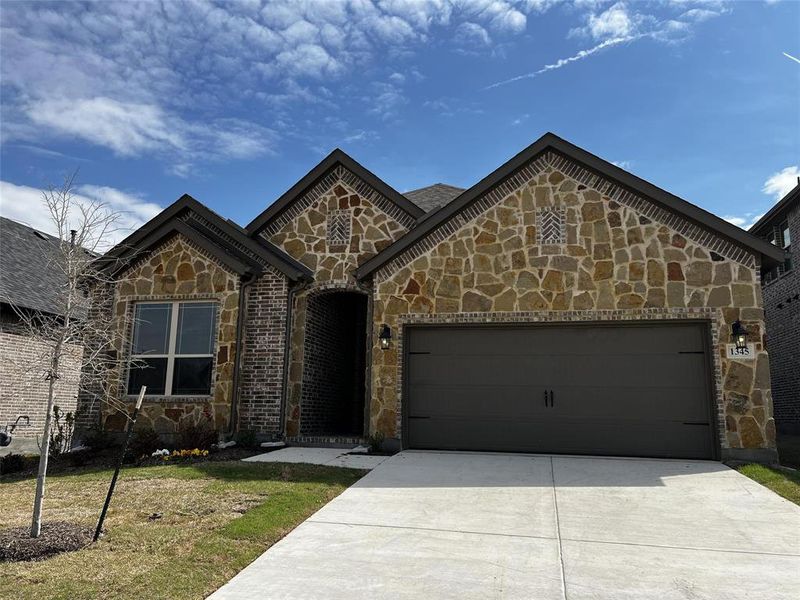 New construction Single-Family house 1345 Collett Sublett Road, Kennedale, TX 76060 Laredo C- photo