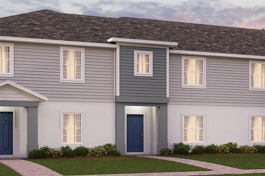 New construction Townhouse house 1010 Sand Torch Circle, Davenport, FL 33837 Clare- photo