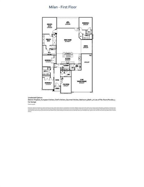 Milam Floor Plan