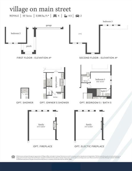 This fantastic home features the elevation B, optional electric fireplace, bed and bath 5 and so much more!