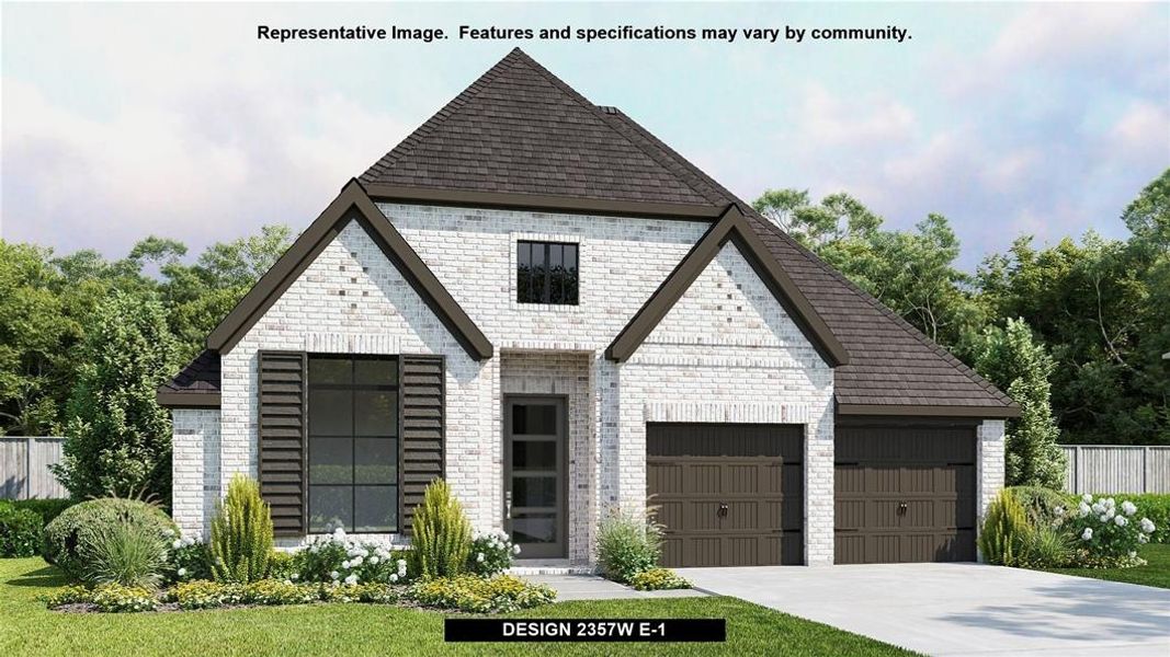 New construction Single-Family house Design 2357W, 126 Canary Island Circle, Montgomery, TX 77316 - photo