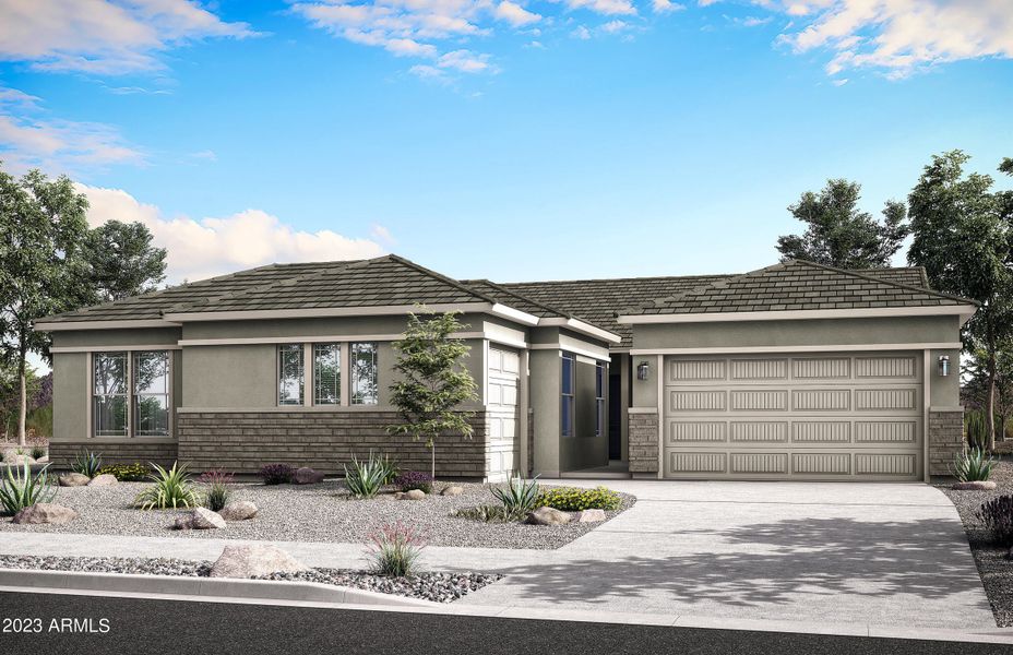 New construction Single-Family house 4211 E Desert Vista Trail, Cave Creek, AZ 85331 Overton- photo