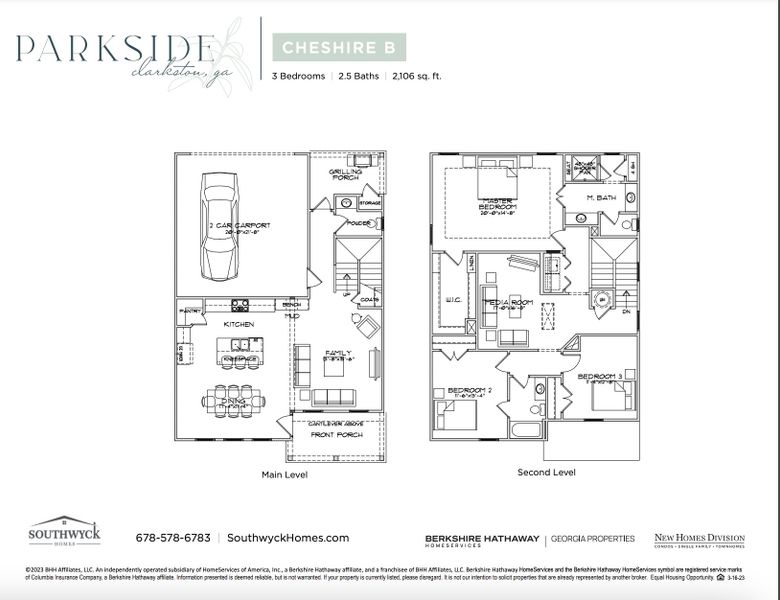 New construction Single-Family house Cheshire B, 3811 East Avenue, Clarkston, GA 30021 - photo
