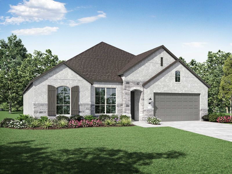 New construction Single-Family house Canterbury Plan, 2020 Tobiano Trace, Georgetown, TX 78633 - photo