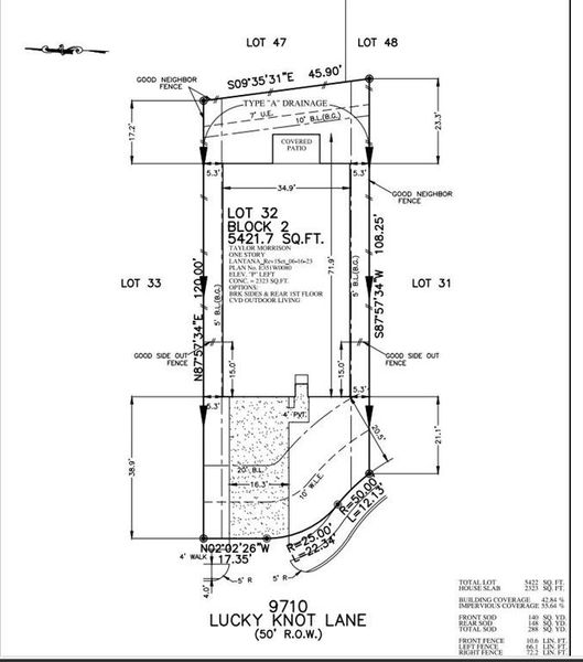 Plot Plan