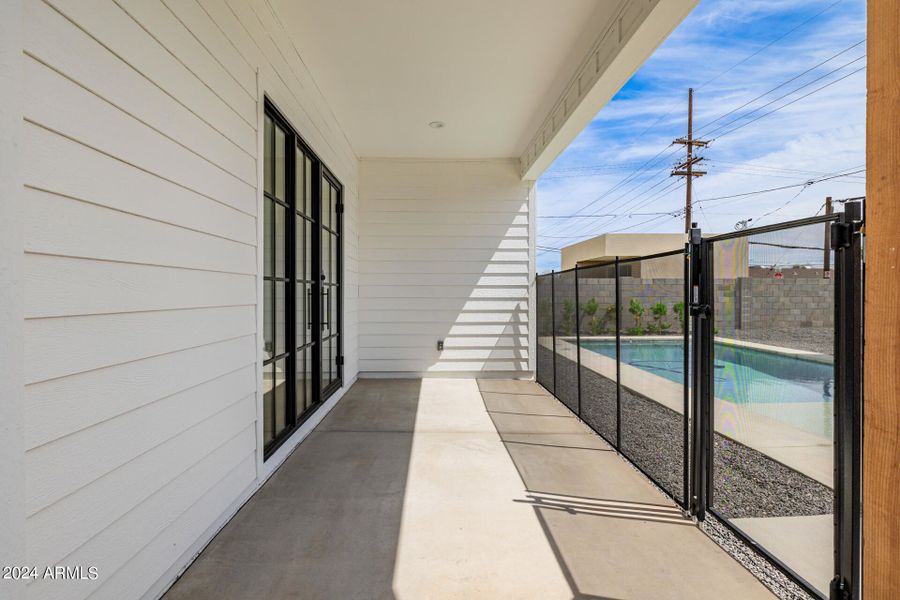 Covered Back Patio