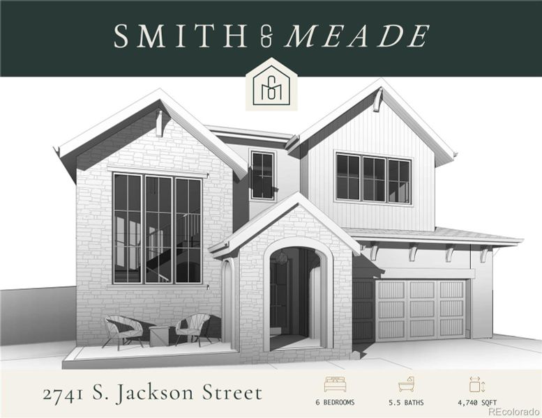 New construction Single-Family house 2741 S Jackson Street, Denver, CO 80210 - photo