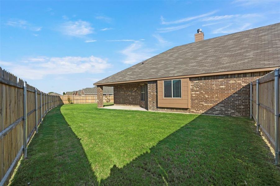 View of yard featuring a patio area