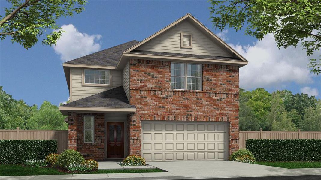 New construction Single-Family house 3703 Cub Drive, Conroe, TX 77301 Briscoe- photo