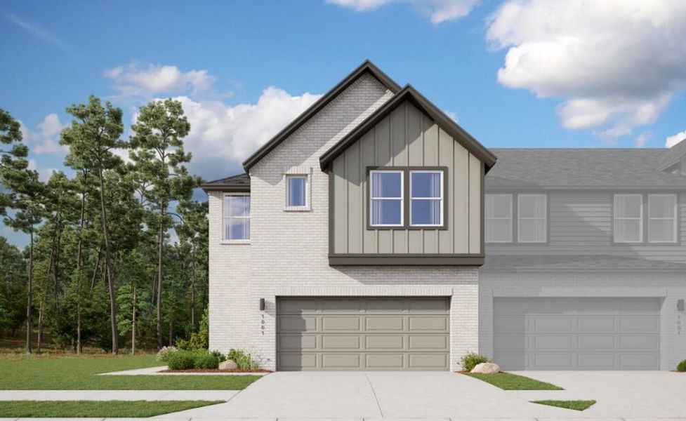 New construction Townhouse house Estate, 3100 Rustic Creek Drive, Garland, TX 75040 - photo
