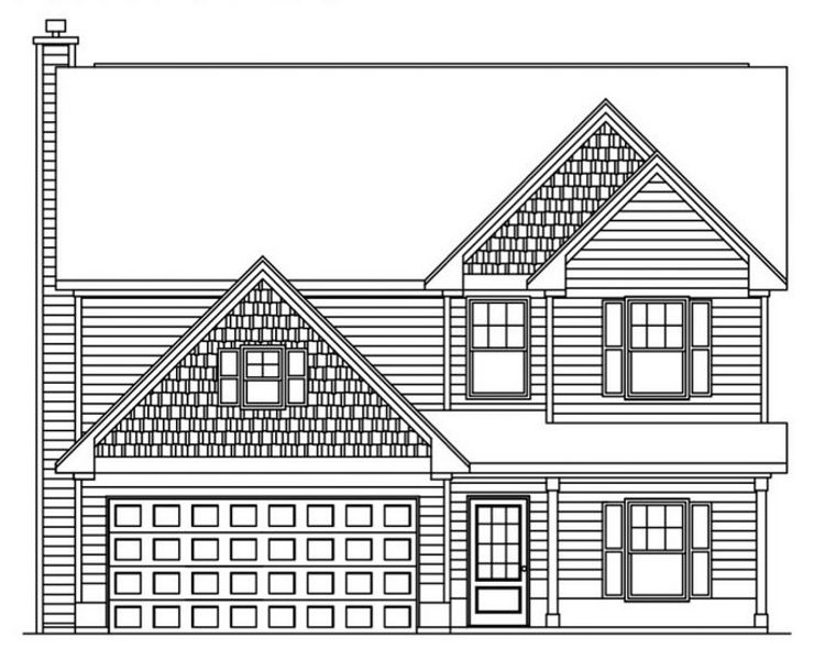 New construction Single-Family house Sycamore, 9095 Seals Drive, Dallas, GA 30157 - photo