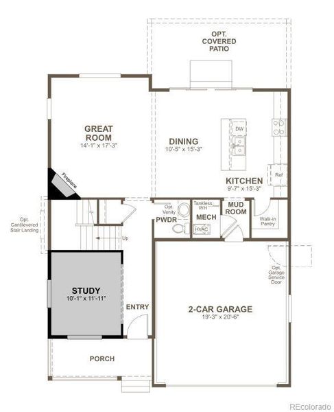New construction Single-Family house 24574 E 37Th Avenue, Aurora, CO 80019 Lapis- photo